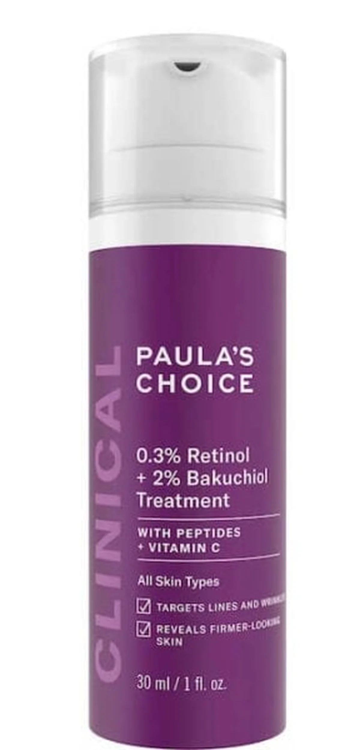 Paula's Choice Bakuchiol and Retinol serum bottle