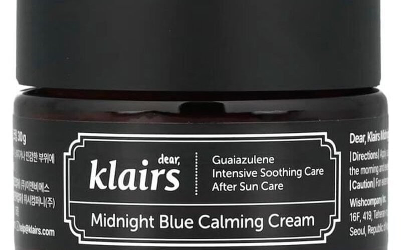 Klairs Midnight Blue Calming Cream product packaging