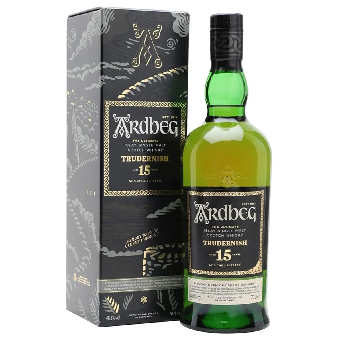 Ardbeg Trudernish 15-year-old Islay single malt Scotch whisky bottle